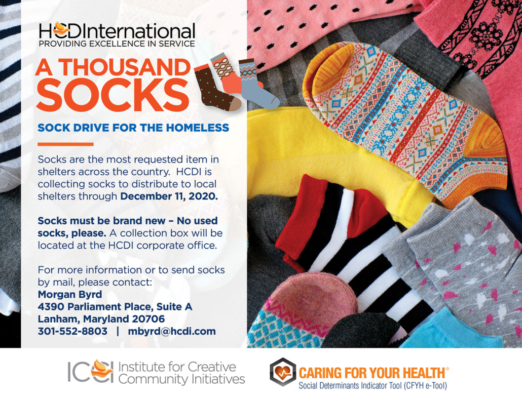 homeless sock drive